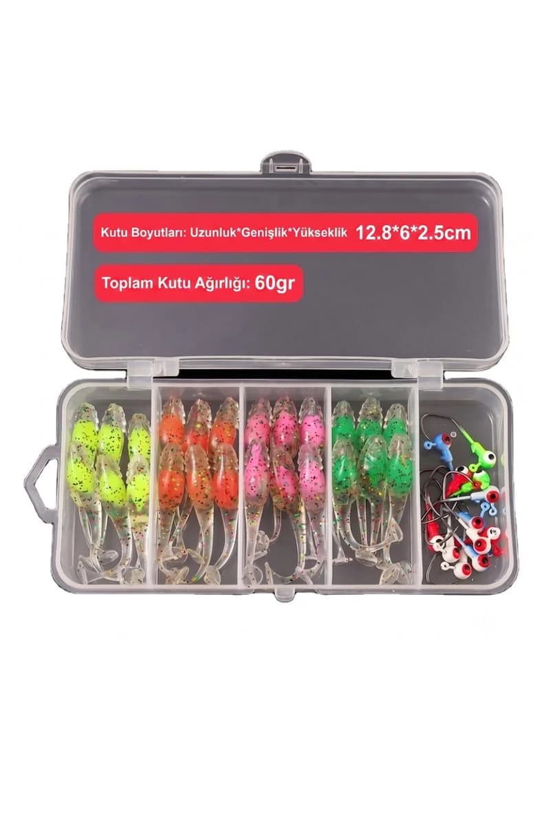 Silikon Takım 24 Adet 5 cm 1 gr + 13 Adet 1 gr Zoka | LRF Seti